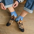 thumbnail image 3 of Naloa Close-Up Curious Squirrel Ankle Socks for Women Non Slip Socks No Show Socks Classic Low Cut Casual Socks Casual Socks, 3 of 7