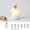 D, variant on Halloween Spooky Cute Ghost LED Night Light, Soft Silicone Dimmable Ghost Shape Table Lamp, Battery Operated Warm Glow Desktop Figurine Light For Living Room Mantel Bar Cafe Haunted