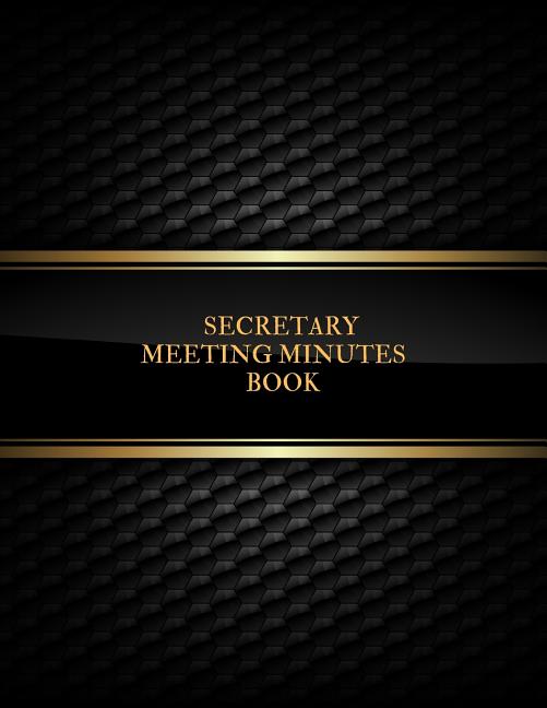 Secretary Meeting Minutes Book Meeting Minutes Notebook Secretary Logbook Journal Meeting