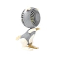 thumbnail image 1 of Ventilador de escritorio para cachorros, 3 velocidades, desmontable, lindo, silencioso, para exteriores, fuerte, ventilador de mesa personal gris BLESIY Ventilador de escritorio giratorio, 1 of 8