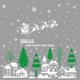 thumbnail image 2 of Pegatinas de vidrio para decoraciones navideñas Pegatinas navideñas Papá Noel Alce Muñeco de nieve Pegatinas electrostáticas, 2 of 2