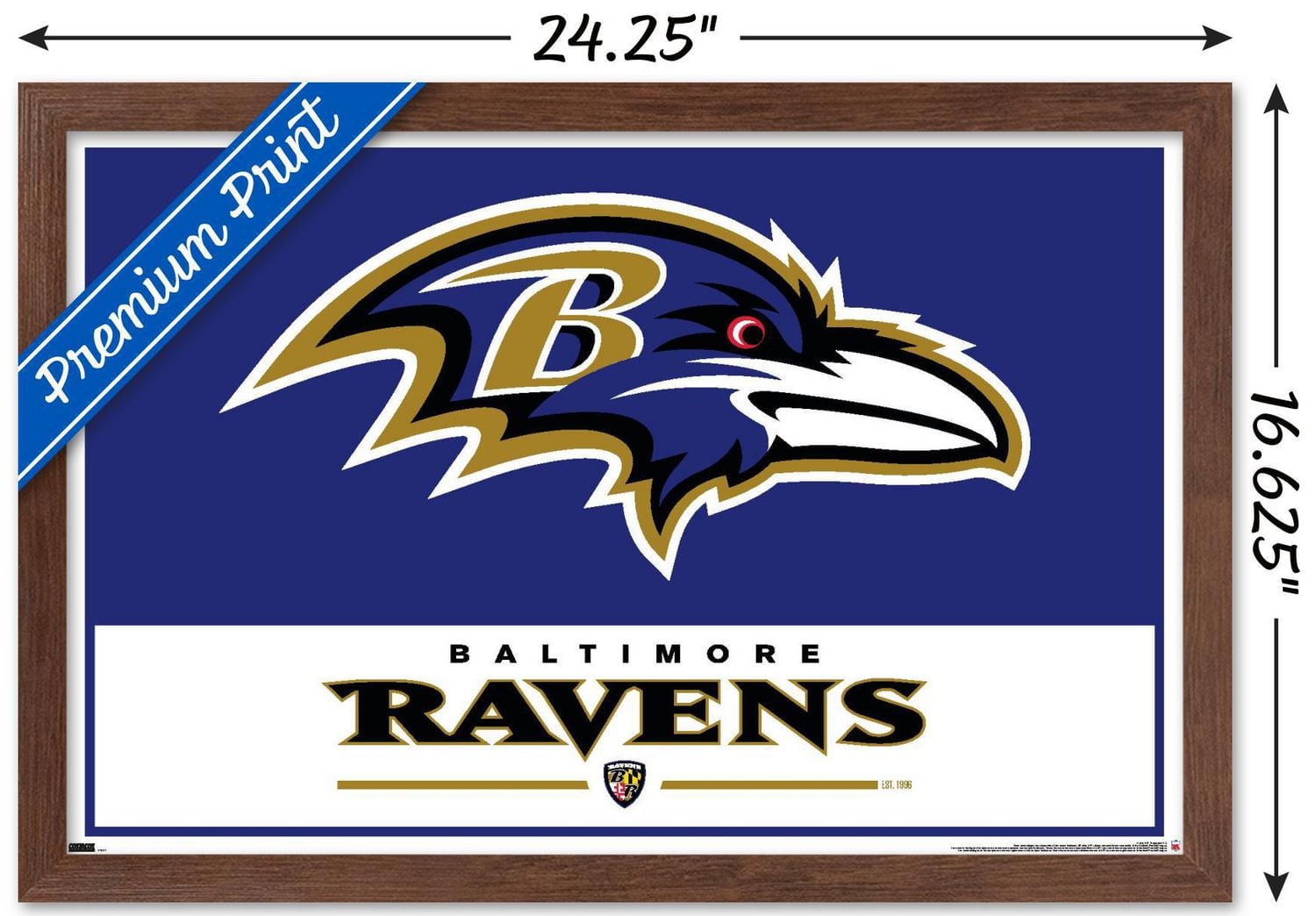 NFL Baltimore Ravens - Logo 21 Wall Poster