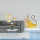 thumbnail image 2 of Adorno de estantería Cisne Frondoso Escultura de ganso de resina Figura decorativa de ave Decoración moderna para el hogar Coleccionables Dormitorio R, 2 of 8