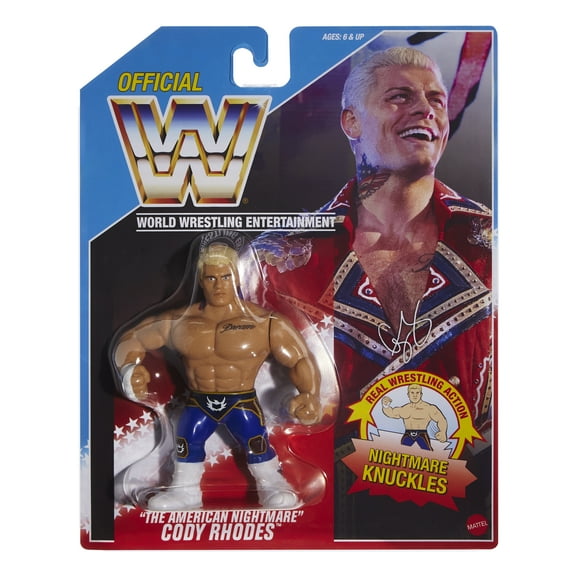 Cody Rhodes - WWE 2026 Retros (Wave 1) Ringside Exclusive Mattel WWE Toy Wrestling Action Figure