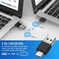 thumbnail image 2 of 2 in 1 Type C USB Presentation Clicker，Wireless Presenter Remote PowerPoint Clicker for Computer Presentations with Volume Control,Slide Advancer for Mac Laptop, 2 of 4