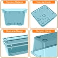 thumbnail image 3 of Set organizador de cajones WOWBOX, 16 unidades, para maquillaje, color azul marino transparente, 3 of 6
