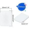 thumbnail image 3 of 100pcs 100pcs Fibre Perfume Pads Essential Oils Diffuser Locket Pads Rectangle White 30x22x3mm, 3 of 9