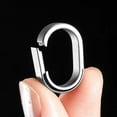 thumbnail image 2 of Luxury Titanium Key Ring Quickdraw Keychain Men Women Titanium for Car Key Rings Holder Lightweight EDC Carabiner Accessories, 2 of 10