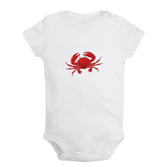 Hold Me Funny Rompers For Babies, Animal Crab Pattern Jumpsuit, Newborn Baby Unisex Bodysuits, Infant Jumpsuits, Toddler 0-24 Months Kids One-Piece Oufits