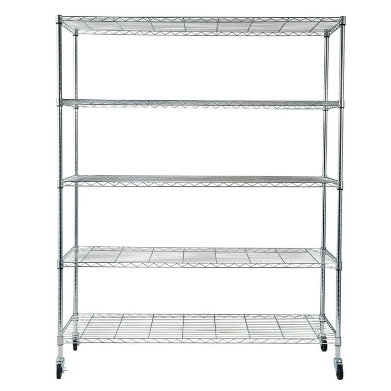 Target 5 tier metal shelving unit deals