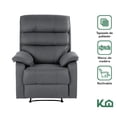 thumbnail image 3 of Sillón Reclinable De Tela Reposet Manual Individual gris, 3 of 9