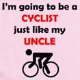 thumbnail image 2 of CafePress - Cyclist Like My Uncle Body Suit - Baby Light Bodysuit, Size Newborn - 24 Months, 2 of 4