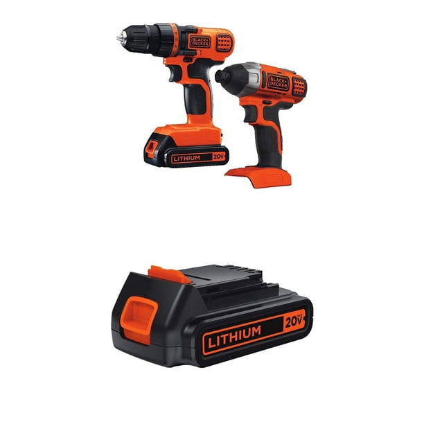 Herramienta inalámbrica BLACK+DECKER LBXR20 20V MAX con taladro/destornillador