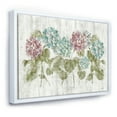 thumbnail image 1 of Red and Blue Vibrant Hydrangea Flowers - Cabin & Lodge Framed Canvas, 1 of 3