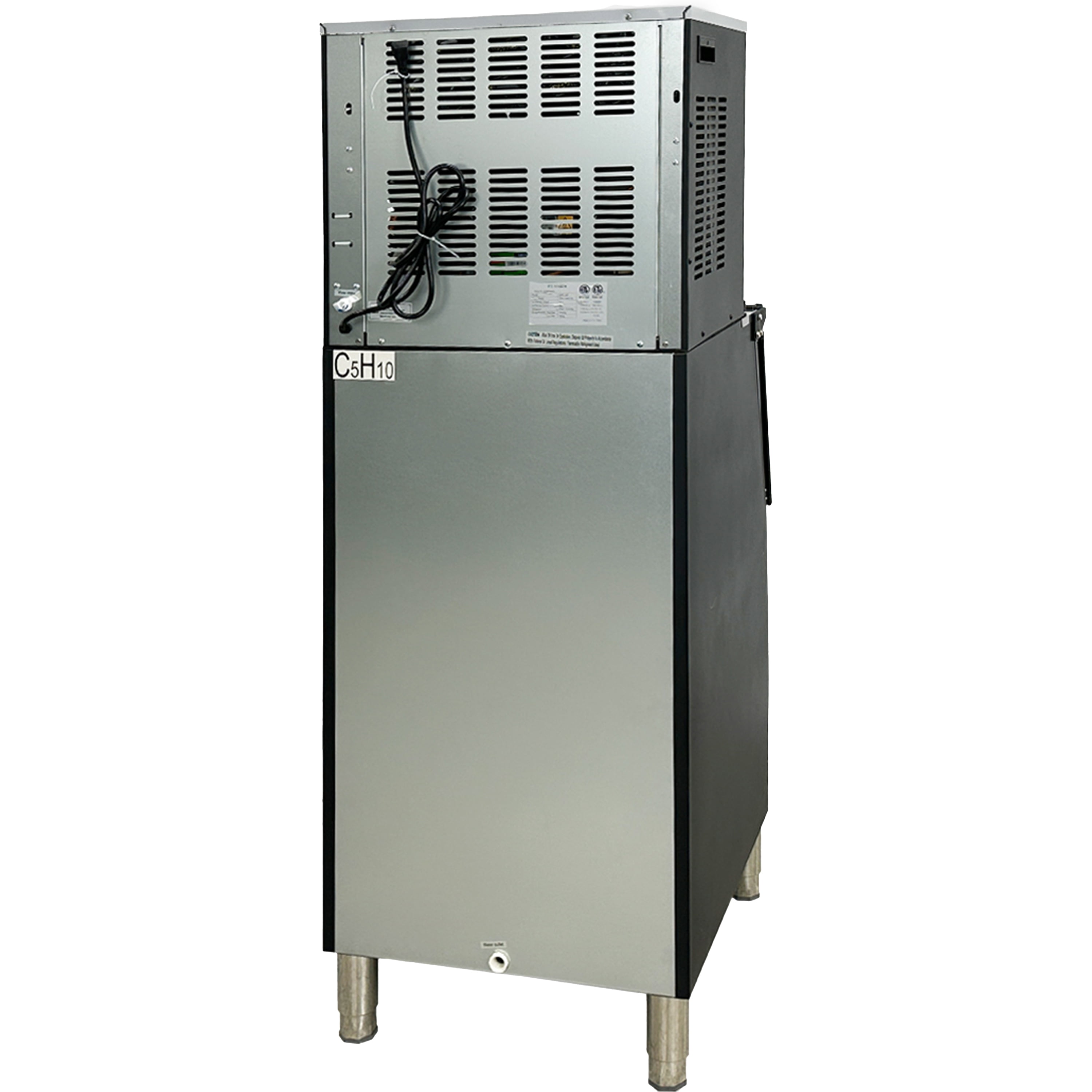 Commercial Ice Maker 325Lbs/24H, Commercial Ice Machine 198 lbs Storage Bin, ce Maker Machine for Bar, Coffee Shop, NSF