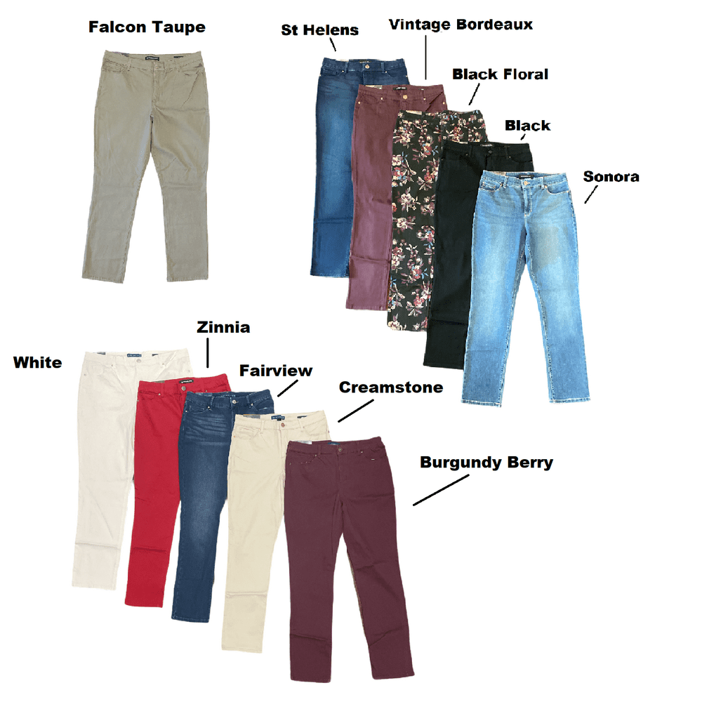 Bandolino Bandolino Women's Amy Modern Straight Leg Tummy Slimming