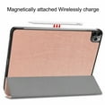 thumbnail image 5 of iPad Pro 11 Case 2020, Allytech PU Leather Slim Fit Folio Flip Trifold Kickstand Smart Cover with Auto Sleep Wake Apple Pencil Charging Full Protective Case Cover for Apple iPad Pro 11" 2020,Rosegold, 5 of 7