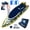 Yellow, variant on S15 Fast RC Boat with LED Lights, 30+KM/H, High Speed Remote Control Racing Boat, Self-Righting, 2 Batteries, 30+ Mins, 2.4GHz Pool & Lake Toys for Kids & Adults