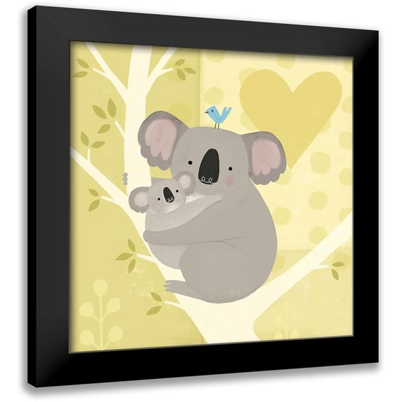 Borges, Victoria 12x12 Black Modern Framed Museum Art Print Titled - Mama and Me II