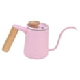 thumbnail image 1 of Gooseneck  Drip Kettle, Long Gooseneck  Kettle Multilayer Pink Ergonomic  For Halogen Stove 350ml, 1 of 8