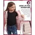 thumbnail image 3 of Canada Weather Gear Girls Puffer Jacket Lightweight Packable Bubble Coat Outerwear Jackets, 3 of 7