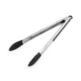 thumbnail image 2 of Farberware Professional Black Silicone Tip Stainless Steel Tongs, 2 of 5