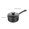thumbnail image 2 of BRIGHTFUFU Small Pots Milk Stockpot Black Material 1Set for Daily Use, 2 of 8