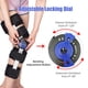 thumbnail image 2 of Rodillera ROM con bisagras, soporte de rodilla post operatorio, ajustable, negro, 2 of 8