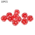 thumbnail image 1 of 10pcs 12 Sided Dice D12 Polyhedral Dice Family Party Pub Club Game Acrylic Dice, 1 of 5