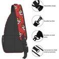 thumbnail image 3 of Ramen in Japanese style Pattern Sling Bag Crossbody Hiking Travel Chest Bags Backpack Shoulder Daypack for Women Men, 3 of 7