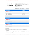 thumbnail image 2 of Suspension Strut Mount Kit - Compatible with 1995 - 2014 Acura TL 1996 1997 1998 1999 2000 2001 2002 2003 2004 2005 2006 2007 2008 2009 2010 2011 2012 2013, 2 of 2