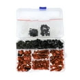 thumbnail image 1 of Tornillos de parabrisas Unique Bargains compatibles con la mayoría de las motos deportivas para Kawasaki, Yamaha, Suzuki, Honda, Ducati, BMW, etc. Acero inoxidable, goma, naranja, 1 of 6