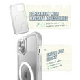 thumbnail image 2 of Smartish iPhone 15 Plus Slim Case - Gripmunk Compatible with MagSafe [Lightweight + Protective] Thin Grip Cover with Microfiber Lining - Clearly Clear, 2 of 6