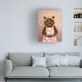 thumbnail image 2 of Canvas Wall Art - Christine Rotolo 'Animal Personality 3' Wall Art for Living Room, Bedroom, or Office Décor by Trademark Fine Art - 14 x 19 Inches, 2 of 4