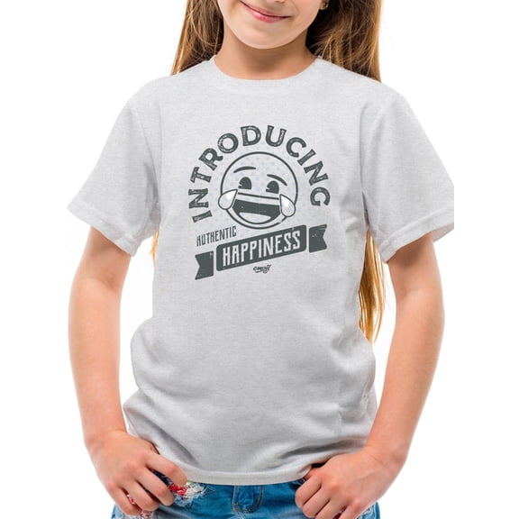 Introducing Happiness - Retro Laughing Emoji Youth's T-shirt