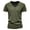 Army Green, variant on Mens Fashion Casual Solid Color V Neck Short Sleeve T Shirt Top