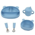 thumbnail image 1 of Kit De Alimentación InfantilDiseño De Ventosa Kit De Alimentación De Bebé Diseño De Oso Inofensivo Seguro Para Viajes Para El Hogar Para Bebés ANGGREK Otros, 1 of 8