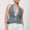 Blue, variant on Womens Denim Vest Vintage Sleeveless Backless Tie Back Tank Top Halterneck Jean Vest Top Streetwear Falls Creek Coat Girls Checke Puffy Vest V Neck Belt Plain Outerwear for Women Light Vest for Women