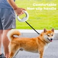thumbnail image 4 of Flmtop 360 Degree Anti-Slip Handle Retractable Small Medium Dog Nylon Leash with LED Flashlight for Walking, 4 of 7