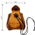 thumbnail image 2 of PU Dice Game Accessories Pull Bag,Brown, 2 of 2