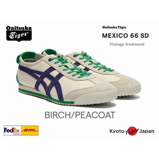 Onitsuka Tiger MEXICO 66 SD (BIRCH/P) 1183C015.203 Authentic Vintage Processing