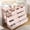 Pink, variant on Historyli Fabric Dresser, 39Inch, 9-Drawer, Closet Organizers and Storage, with Charging Station, Pink