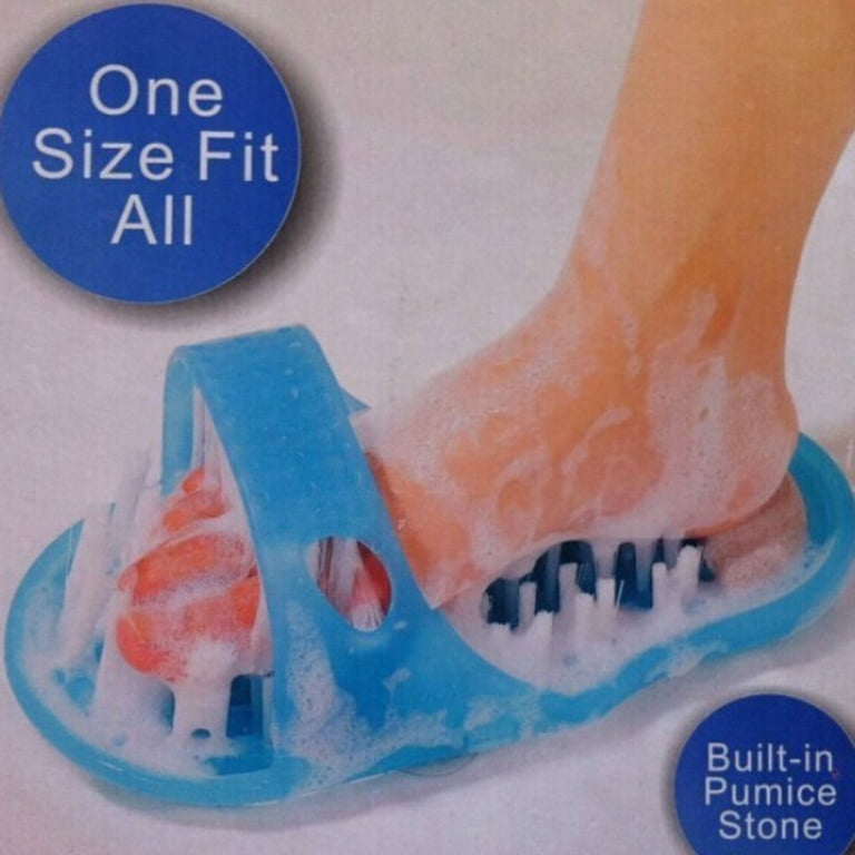 Barefoot Shower Feet Massage Slippers Bath Shoes Brush Pumice Stone Foot  Scrubber Spa Shower Remove Dead