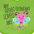 thumbnail image 4 of Inktastic My Great Grandma Loves Me Cute Dragonfly Boys or Girls Baby Bib, 4 of 4