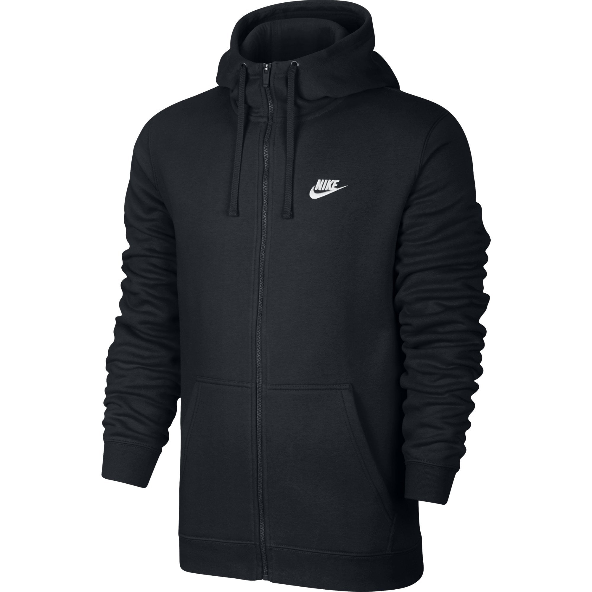 Nike - Mens Sweater Deep Full Zip Logo Fleece Hooded 2XL - Walmart.com ...