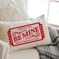 thumbnail image 6 of Valentines Pillow Covers 12X20 Vintage Red Stamps Be Mine for Valentines Day Decor Outdoor Farmhouse Anniversary Wedding Decorative Lumbar Throw Pillows Cushion Case Decorations for Couch, 6 of 6