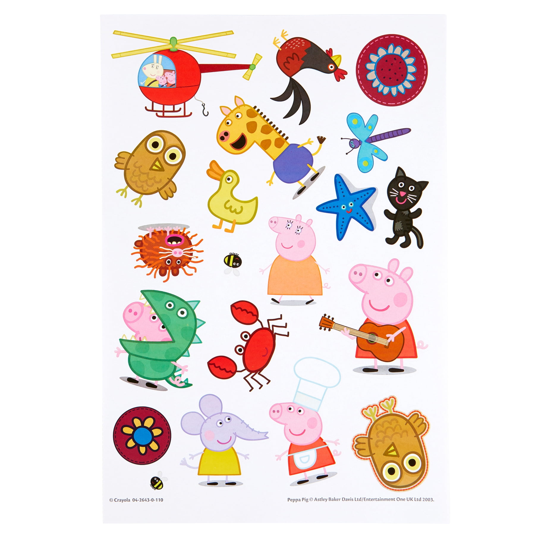 Crayola Coloring Book, Peppa Pig, 96 Pages, Pack of 8