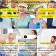 thumbnail image 6 of MetalJC Stainless Steel Medical Alert ID Bracelet for Women, Engraved Xarelto, 6 of 6