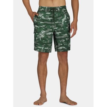 George Men's & Big Men's Cargo E-Board Stretch Trunks 9" Inseam, Sizes S-5XL