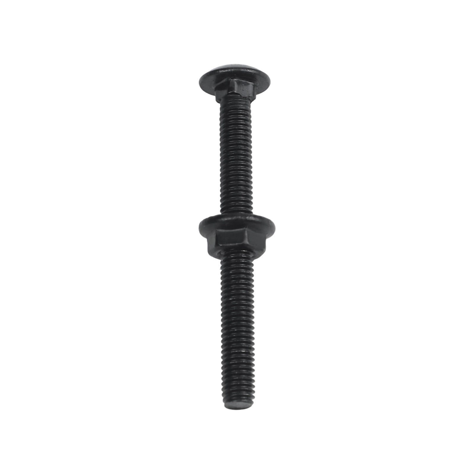 25-Pack M5 x 30mm Stainless Steel Carriage Bolts & Flange Nuts for